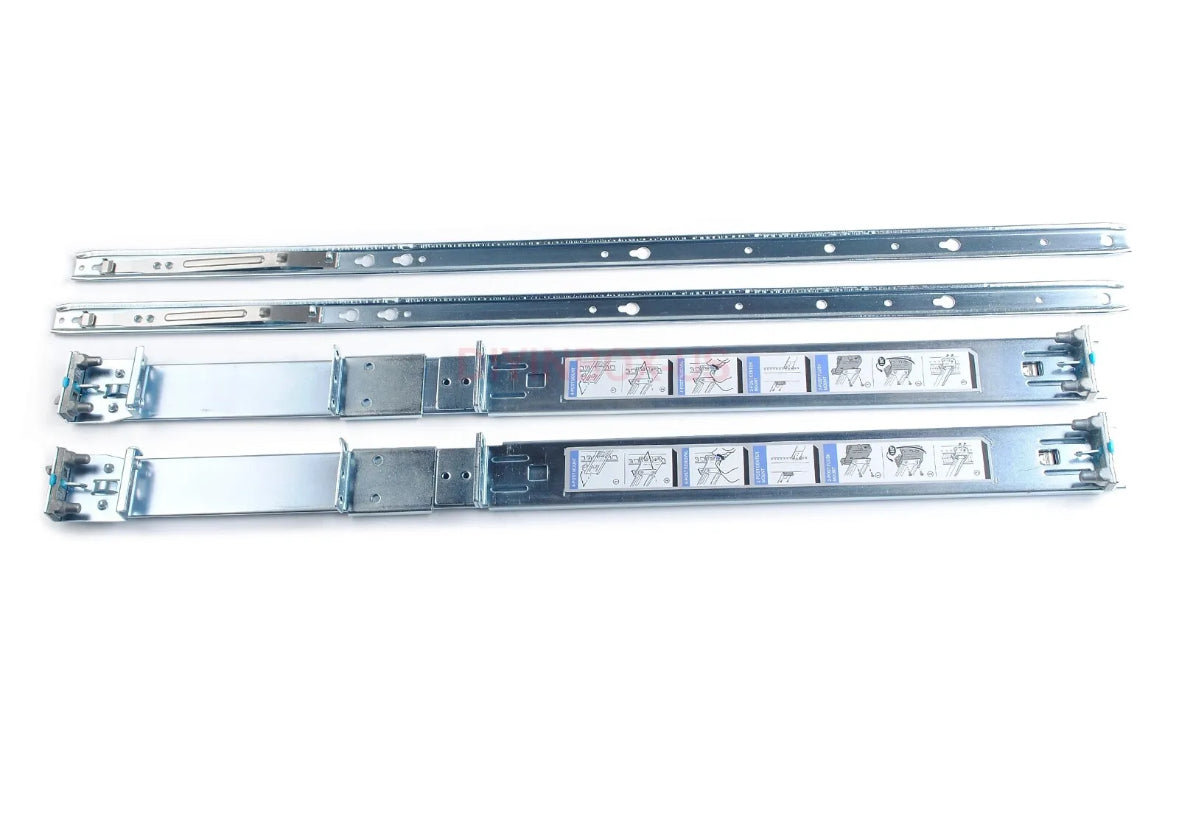 New For Dell PowerEdge R320 R420 R620 R630 1U Static Ready Rail Rails Kit 053D7M