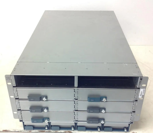 Cisco UCS 5108 Blade Server Chassis Enclosure N20-C6508 4x PSU 8x Fans 2x Fabric