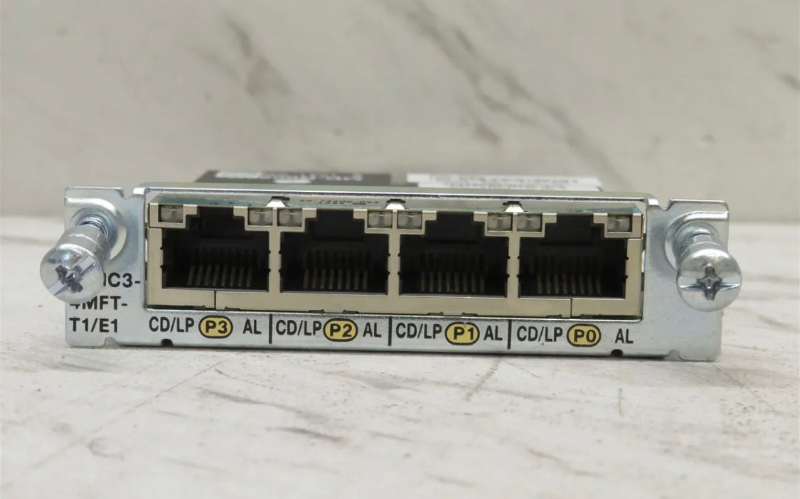 CISCO 4 Port Multiflex Voice WAN Interface Card VWIC3-4MFT-T1/E1