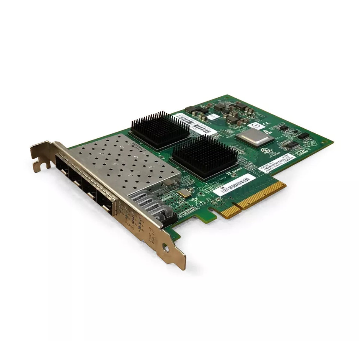 Dell 045GPC Qlogic QLE2564-T Quad-Port 8GB FC PCIe NIC Full Height Bracket