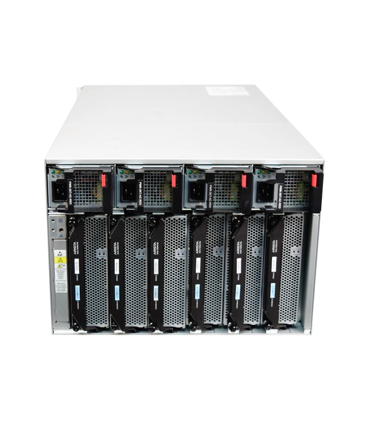 Arista DCS-7504N-CH With (1) SUP-2 (6) FAB (4) AC Powers       4-Slot 7500R 7504R pictured