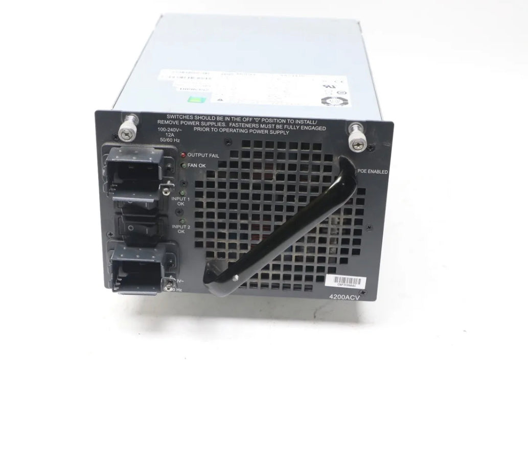 Cisco POE 4200W Power Supply for 4500 Series Chassis - PWR-C45-4200ACV AA24410