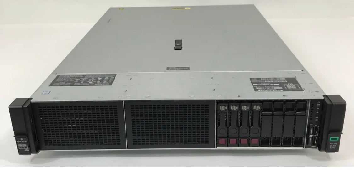 HPE ProLiant DL380 Gen 10, 2x Xeon 5115 2.4GHz, 64 GB RAM, 4 TB SSD - Used