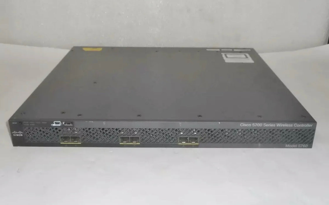 Cisco AIR-CT5760-HA-K9 5700 Series Wireless Controller w/ 2x PWR-C1-350WAC PSU