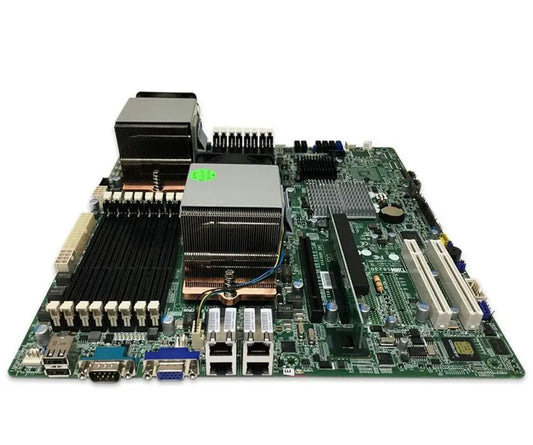 Tyan S8230 Motherboard G34 W/ 2x AMD Opteron OS6128 8core 2x Heatsink I/O Shield