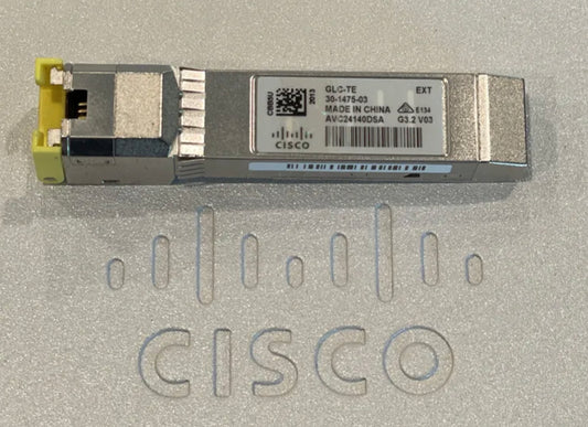 Cisco GLC-TE 30-1475-01 1000BASE-T SFP Transceiver With Hologram #M7