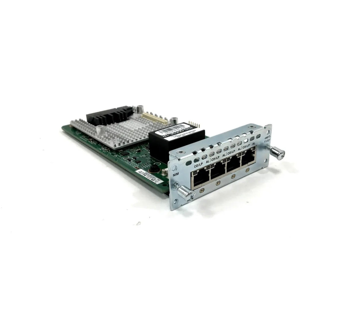 Cisco NIM-4MFT-T1/E1 4-Port Multiflex Router Expansion Module for ISR4000 Series