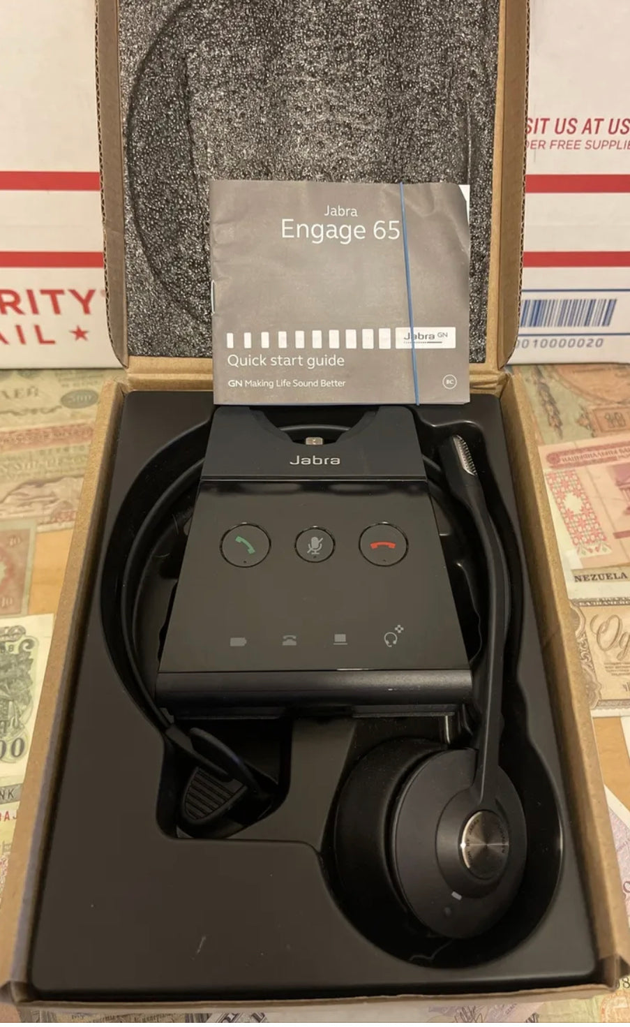 JABRA Engage 65 Wireless Headset, Mono - Telephone Headset - In Box