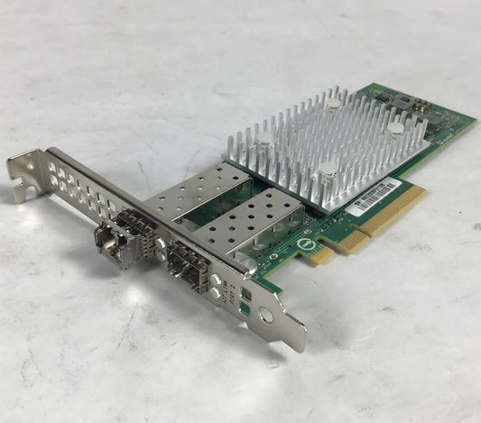 Dell 5252W QLogic 10Gb SFP+ Dual Port QL41112HFCU-DE Network PCIe Card w/ 1x SFP