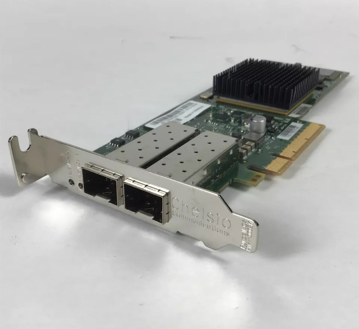 Dell WM7MN Chelsio 10GB 2-Port SFP+ PCIe Fibre Network Low Profile Adapter Card