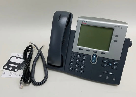 CISCO Unified CP-7942G V11 VoIP Phone 7942G IP Handset+Stand+Handset Cord