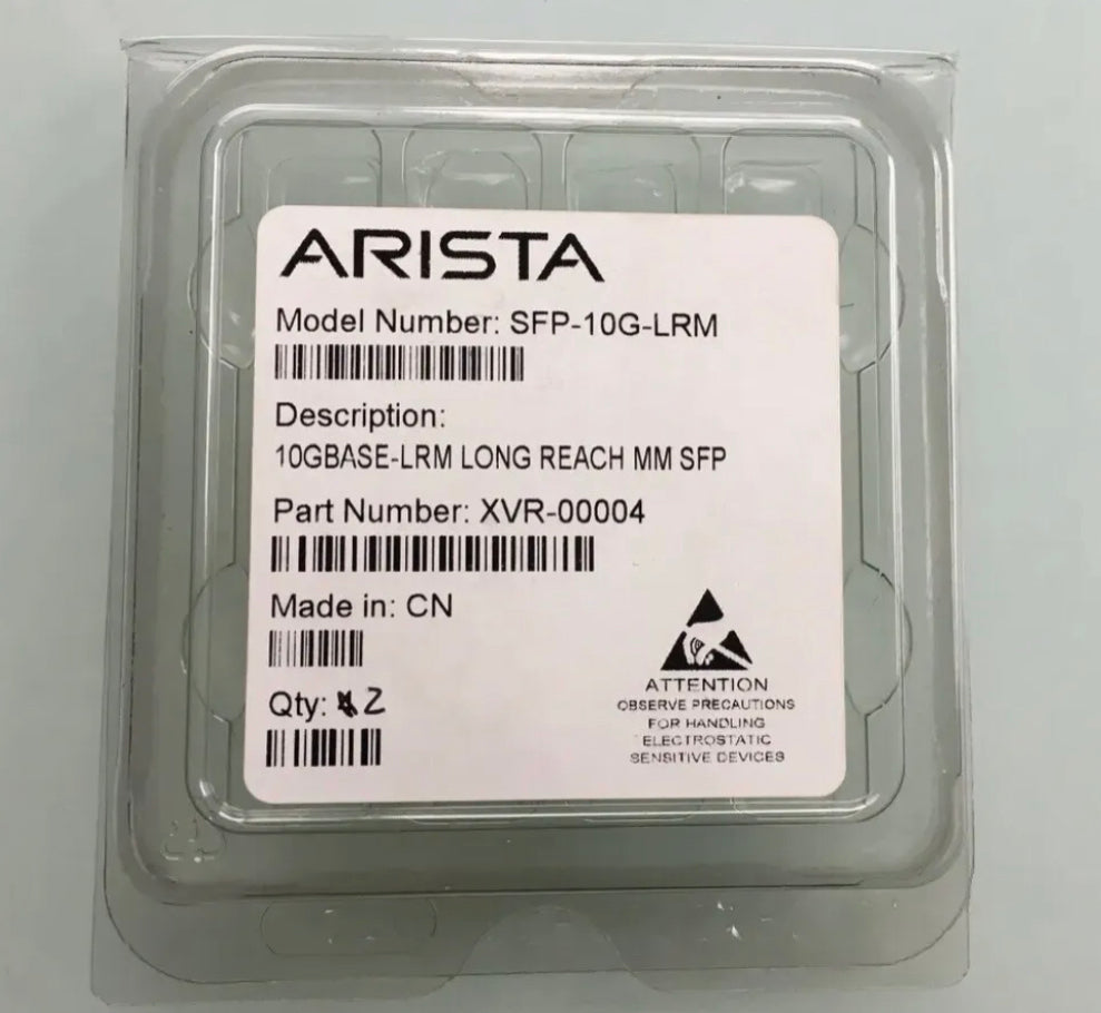 NEW ARISTA NETWORKS SFP-10G-LRM SFP+ 1310nm TRANSCEIVER