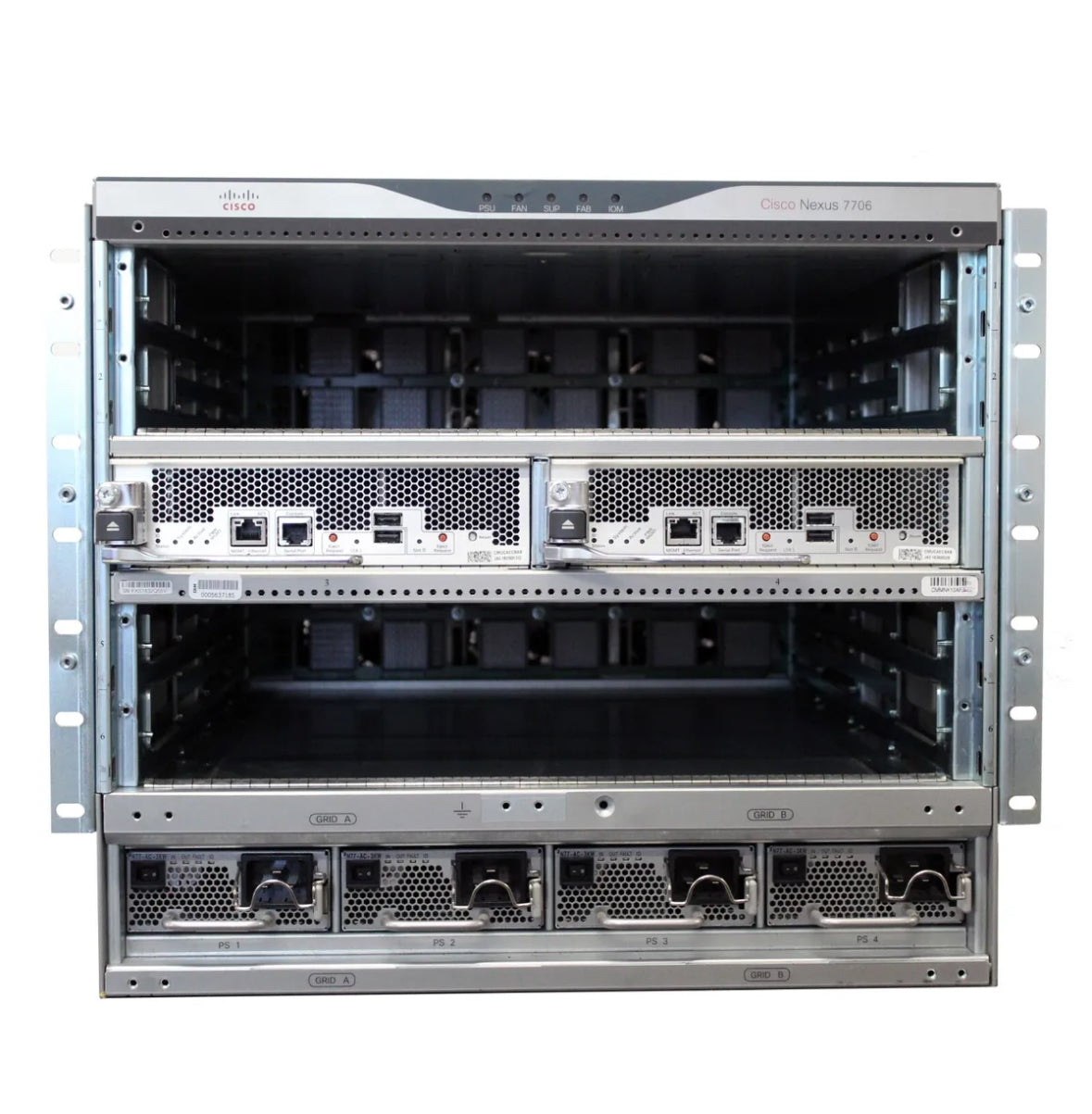 Cisco N77-C7706-Chassis mit 4x N77-AC-3KW, 2x N77-SUP2E, LanEnterprise Services