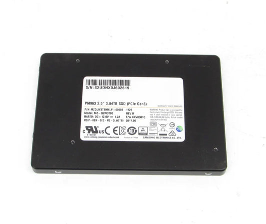 Samsung PM963 2.5" 3.84TB MZQLW3T8HMLP-00003 NVME SSD Solid State Drive Grade A