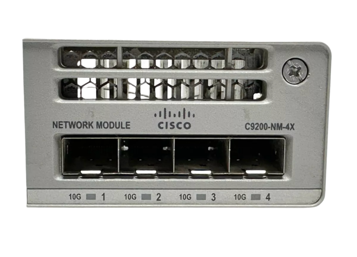 Cisco C9200-NM-4X 10G Network Module 68-10652-01 For Cisco Catalyst 9200 Switch