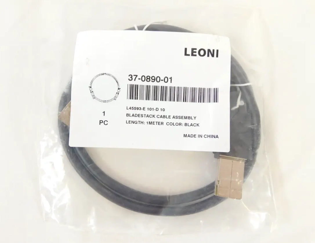 Leoni L45593-E101-D10 1m Bladestack Cable Assembly - NEW