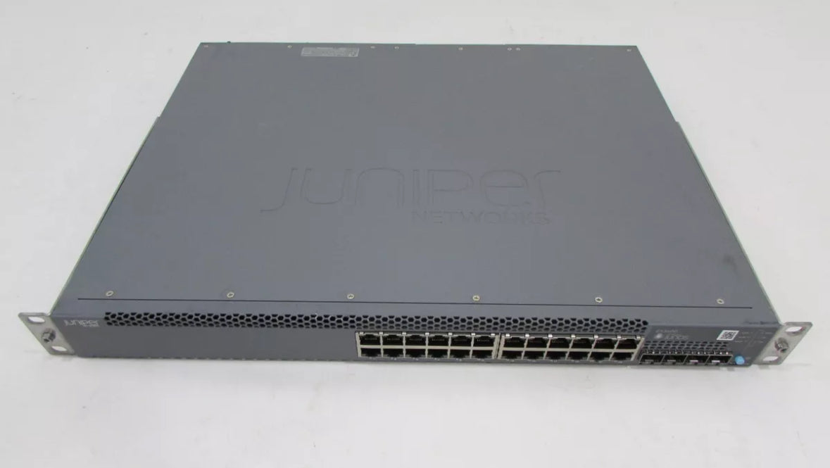 Juniper EX3400-24T 24 Port Rack Mountable Ethernet Switch Dual AC