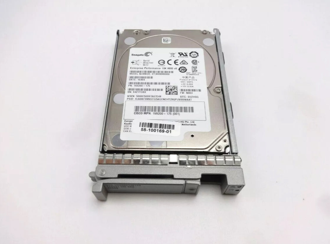 UCS-HD300G10K12G CISCO SEAGATE ST300MM0008 2C6200-175 300GB 12G SAS 10K 2.5"