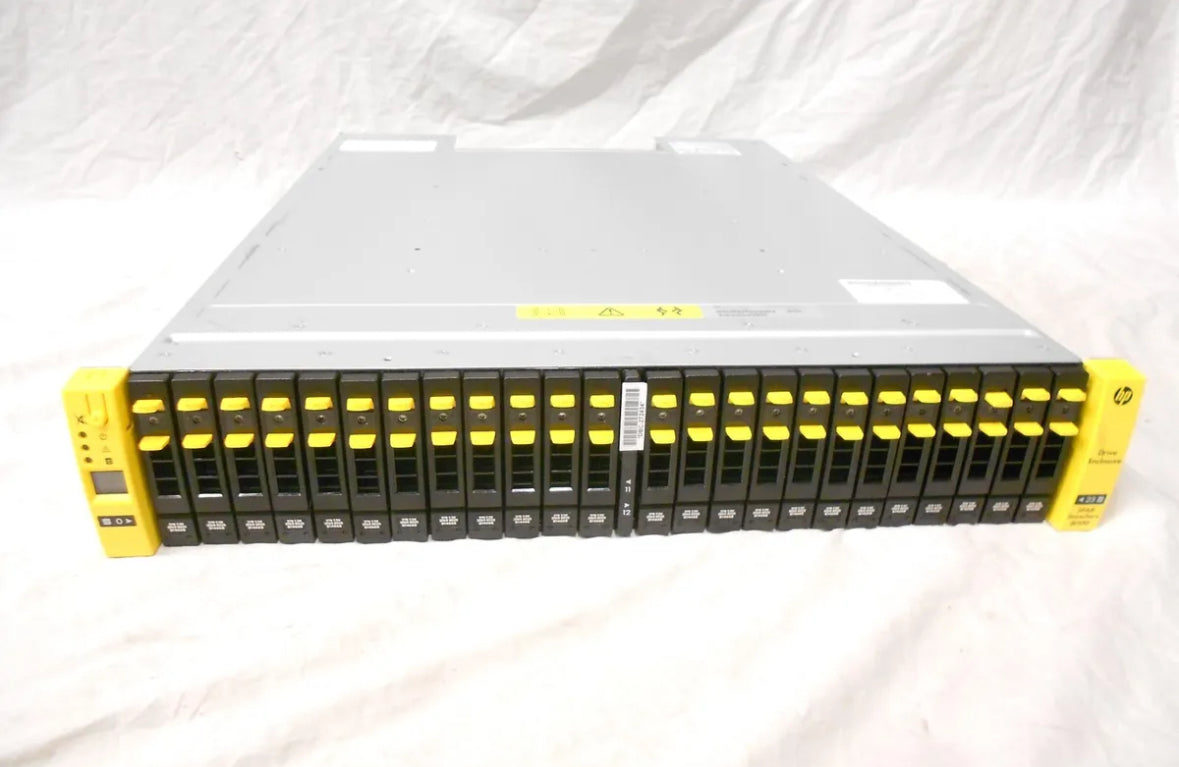 HPE HP 3PAR 8000 Storage JBOD Disk Array 12Gbs 24x 2.5" SAS SSD H6Z26 QR491