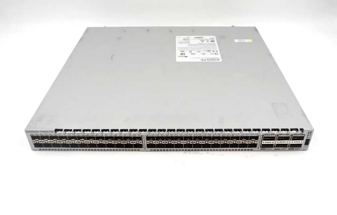 Arista DCS-7050SX-72Q-R 48-Port 10GbE SFP+ 4xQSFP Network Switch