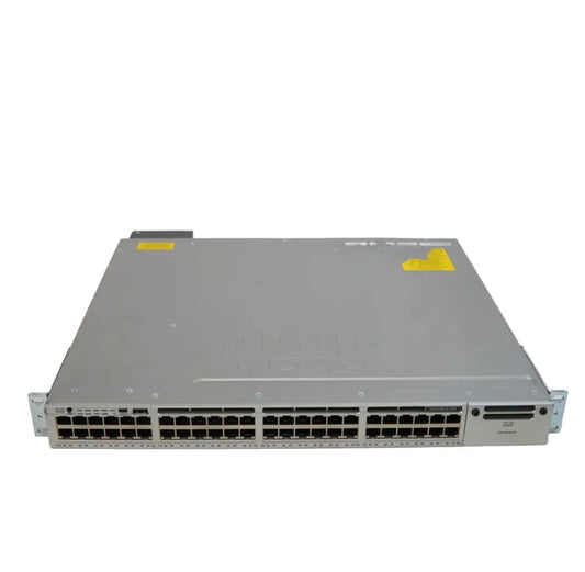 Cisco WS-C3850-48U-S 48-Port Managed Gigabit Switch w/ 1100W PSU, No Module