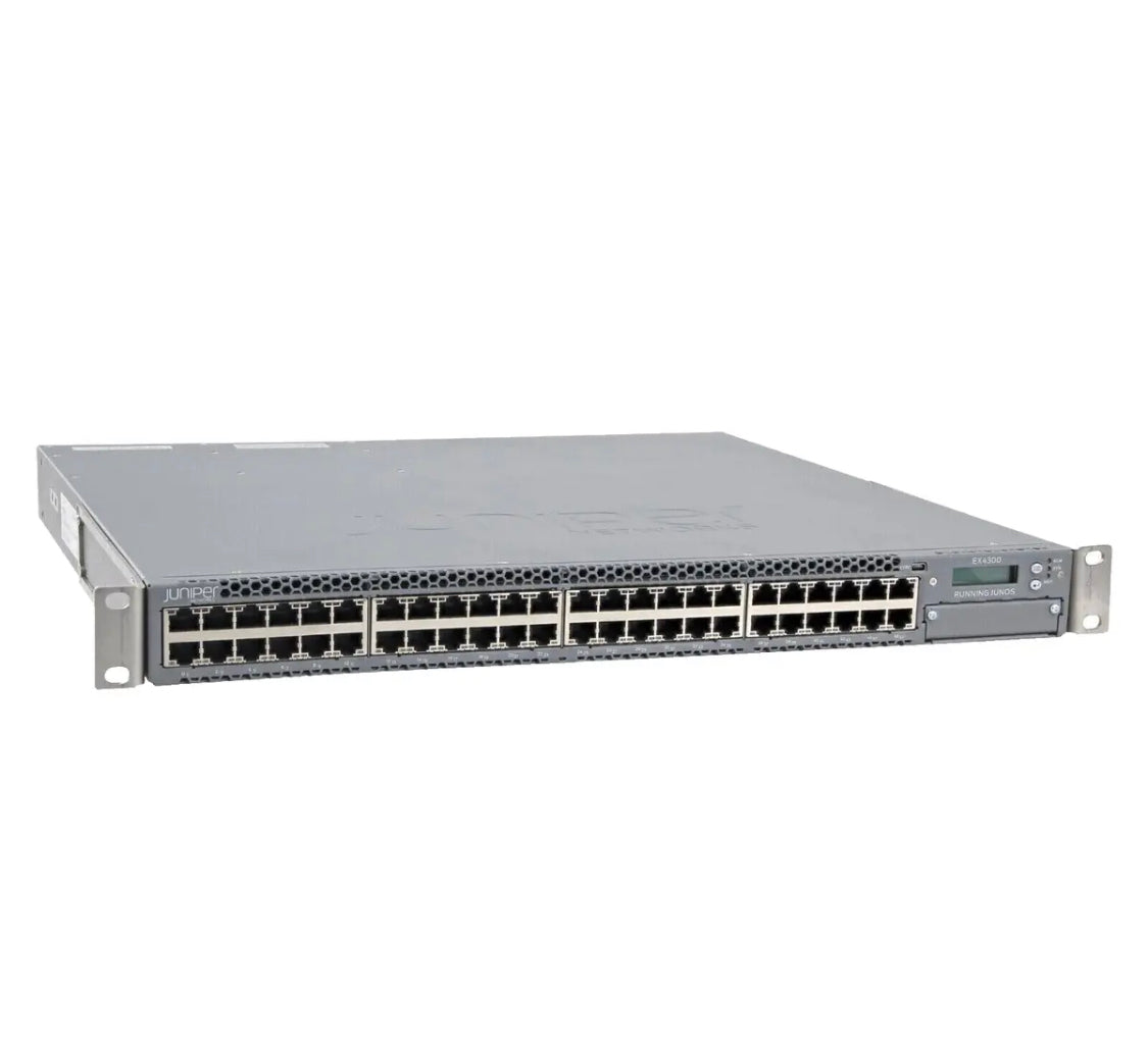 Juniper EX4300-48T-AFI 48 Port Gigabit 4 QSFP 40G Dual Power Supply Network Switch