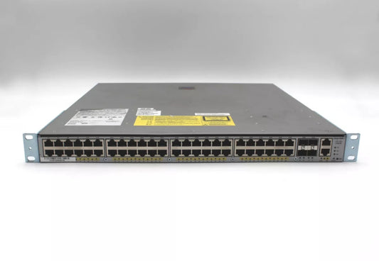 48 Port 1GB RJ45 Cisco Catalyst WS-C4948E-F Switch 2x PSU Back to Front Airflow | 4x 10Gb SFP+