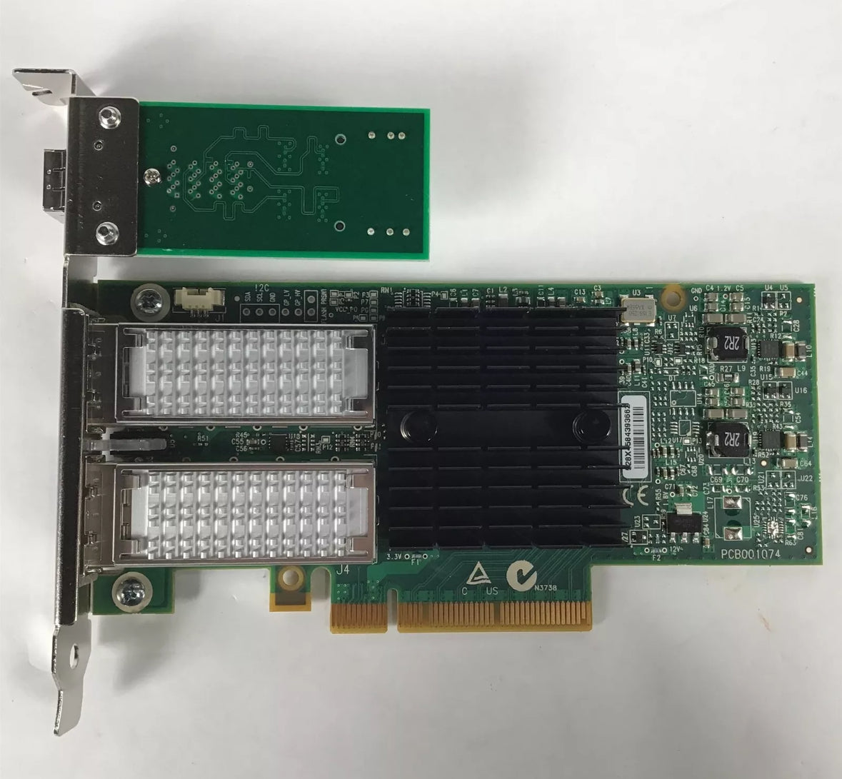 Mellanox CX354A-QCBT ConnectX-3 QDR InfiniBand + 10GigE 2-Port QSFP Adapter Card