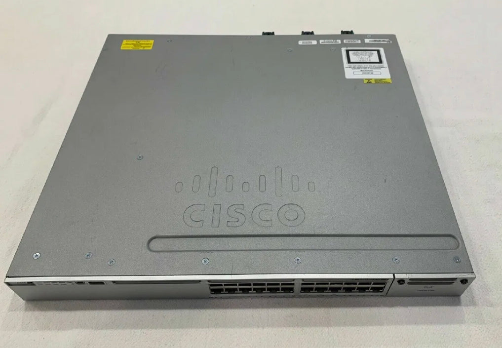 Cisco Catalyst WS-C3850-24P-S Switch 24 Port Gigabit PoE+ 715W