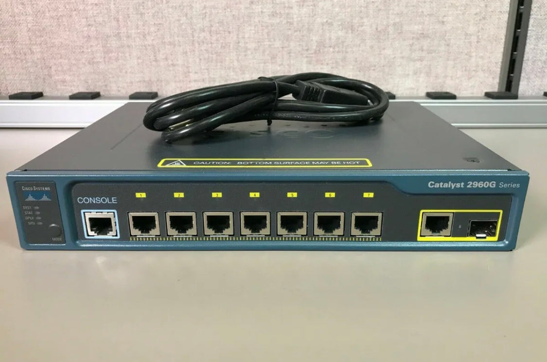 Cisco WS-C2960G-8TC-L Gigabit Ethernet Switch 2960G