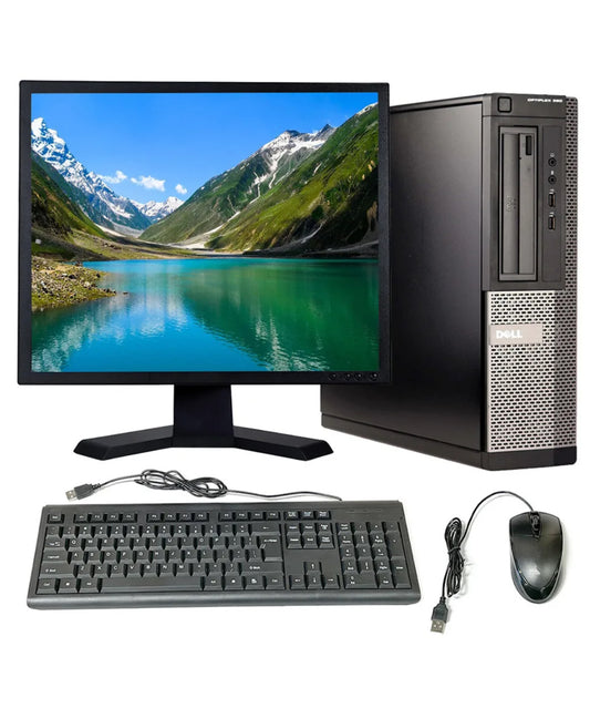 Dell Desktop Computer PC Intel Core i5 8GB RAM 1TB HDD 19" LCD Windows 10 Wi-Fi