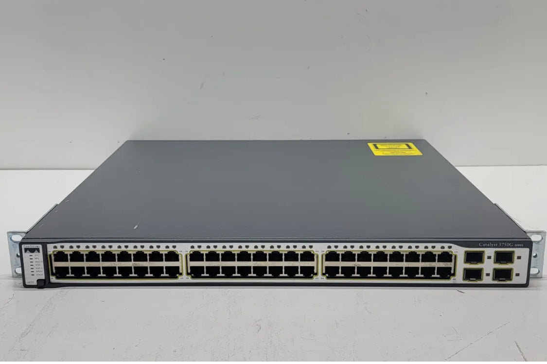 CISCO WS-C3750G-48TS-S 48 port switch SKU 660