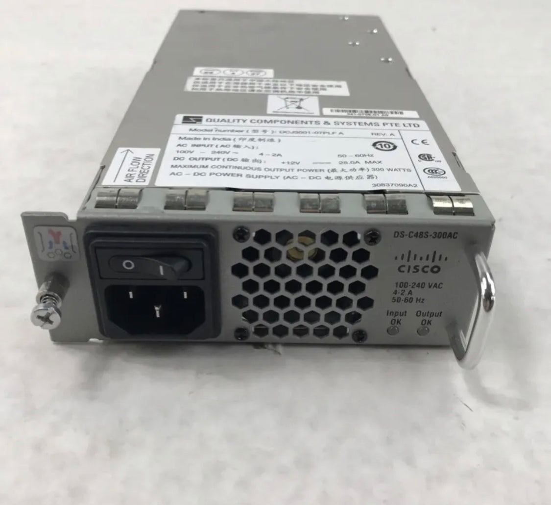 Cisco DS-C48S-300AC MDS AC Power Supply for DS-C9148S-K9 DS-C9148S-D12PSK9