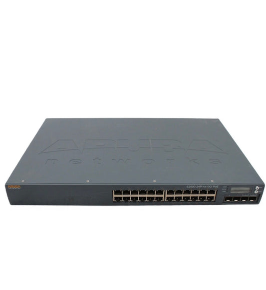 Aruba Networks S2500-24P-4x10G 24-Port PoE Gigabit Ethernet Network Switch