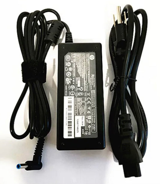 Genuine HP 45W blue tip laptop AC Adapter Power Supply charger 19.5V 741727-001