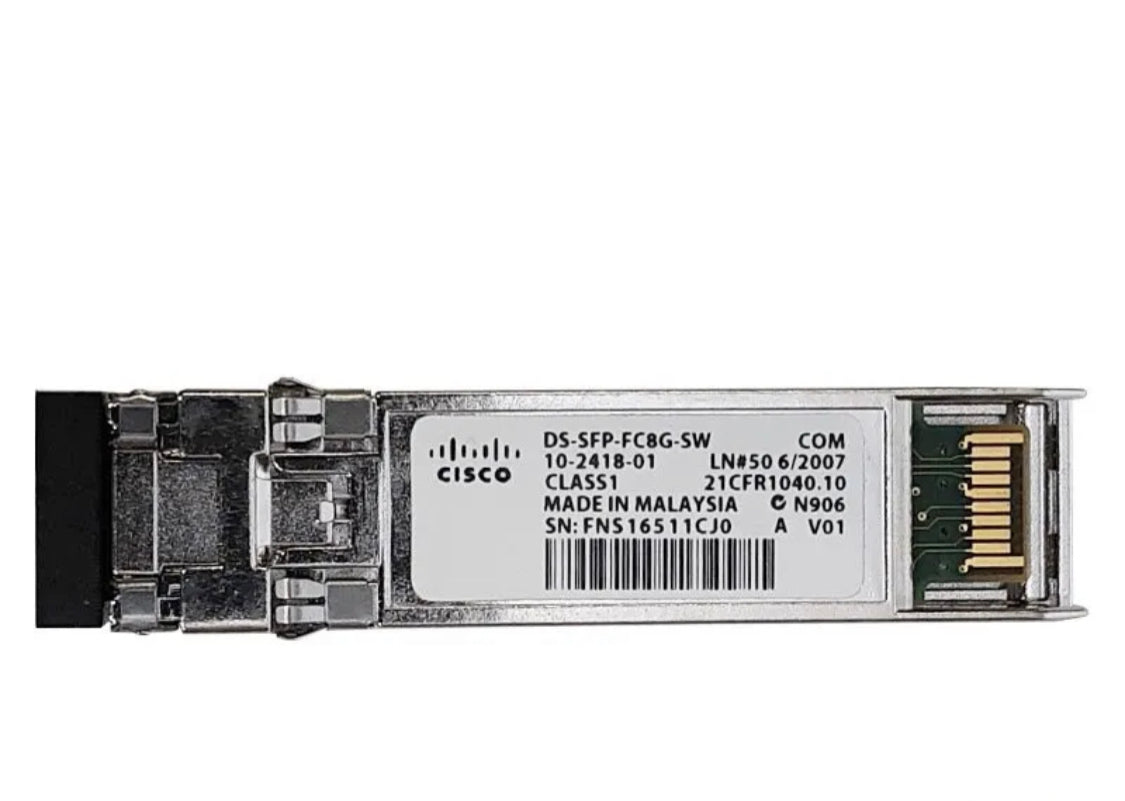 Коротковолновый приемопередатчик Fibre Channel Cisco DS-SFP-FC8G-SW 8 Гбит/с SFP+ 10-2418-01