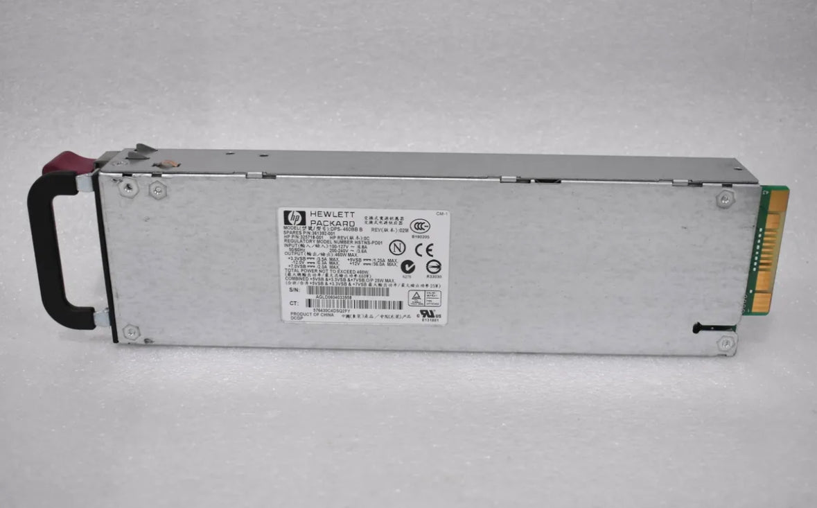 HP 325718-001 REDUNTANT POWER SUPPLY FOR PROLIANT SERVER DPS-460BB